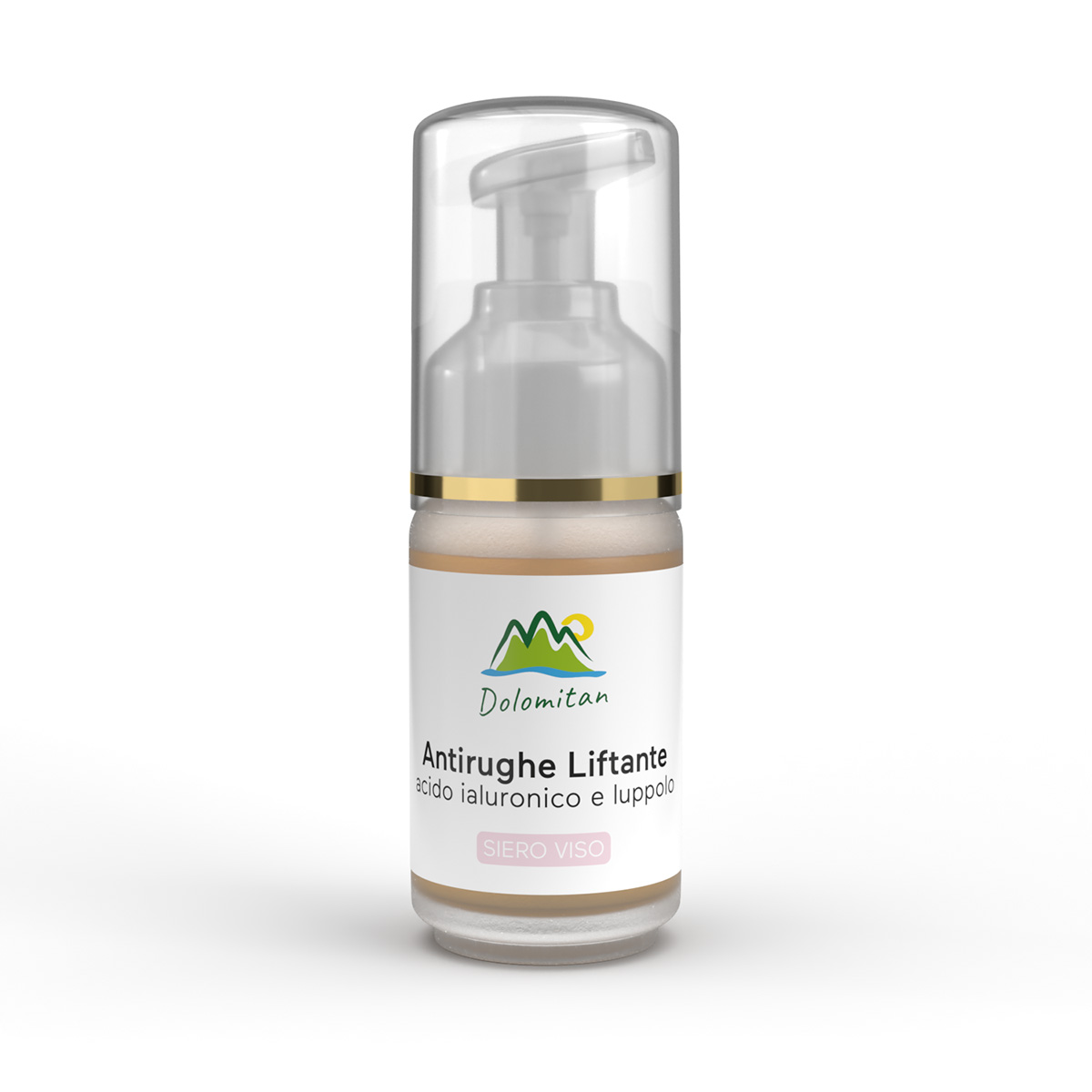 Antirughe Liftante Acido Ialuronico e Luppolo Siero Viso 25 ml - Dolomiti e Natura