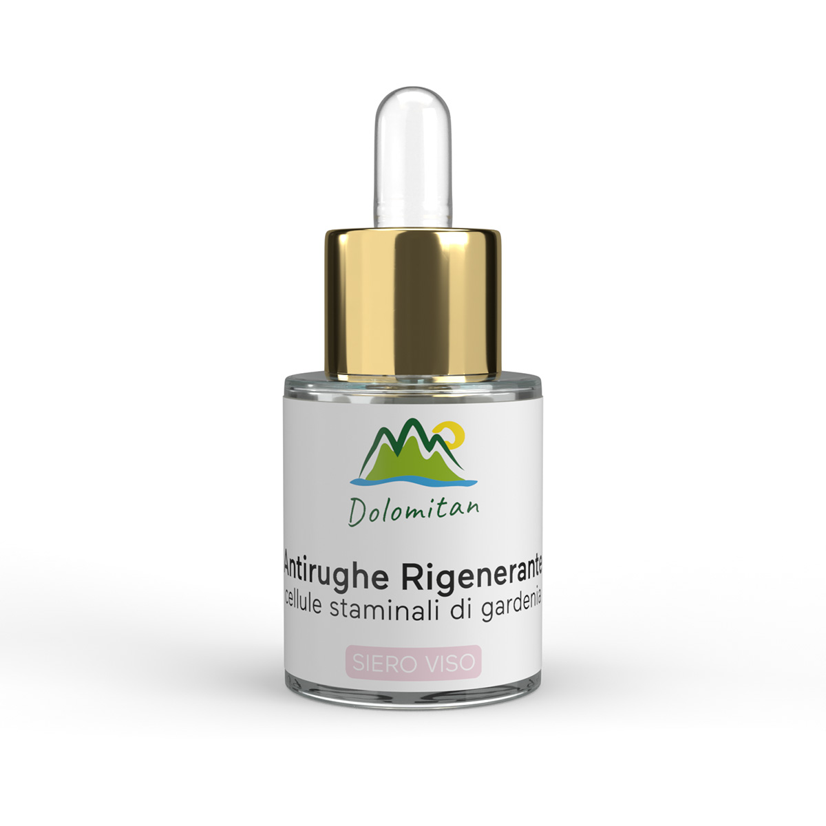 Antirughe Rigenerante Cellule Staminali Di Gardenia Siero Viso 15 ml - Dolomiti e Natura