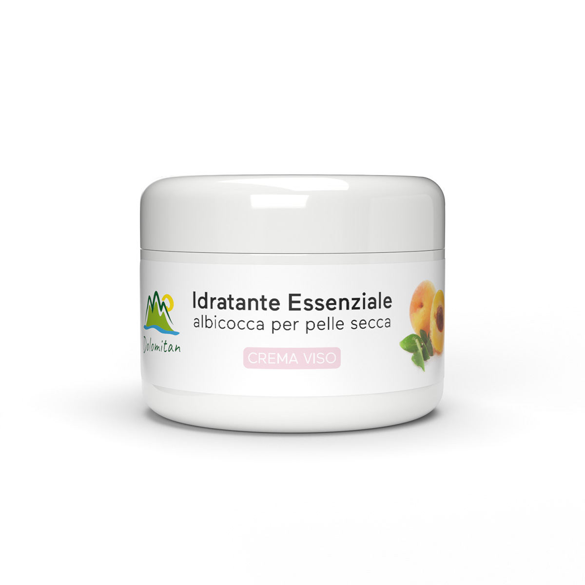 Idratante Essenziale Albicocca Per Pelle Secca Crema Viso 50 ml - Dolomiti e Natura