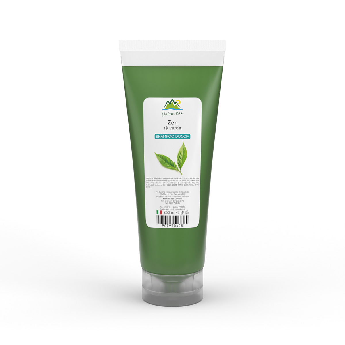 Zen Tè Verde Shampoo Doccia 250 ml - Dolomiti e Natura