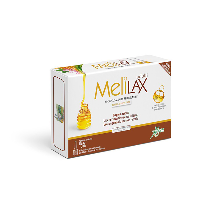 Aboca MeliLax Adulti 6 Microclismi Monouso - Dolomiti e Natura