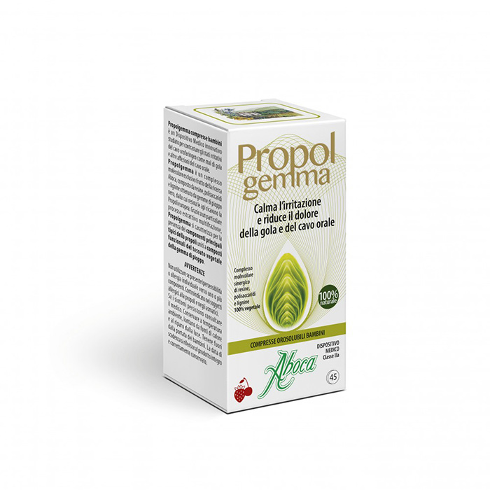 Aboca Propolgemma Bambini 45 Compresse Oroslubili - Dolomiti e Natura