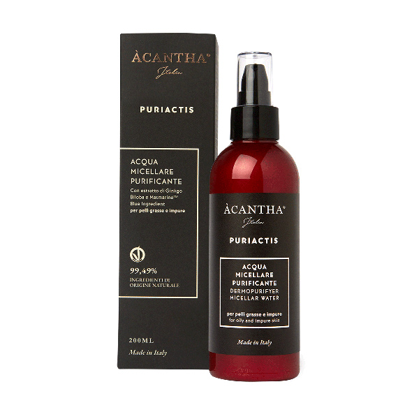 Àcantha Puriactis Acqua Micellare Purificante 200 ml - Dolomiti e Natura