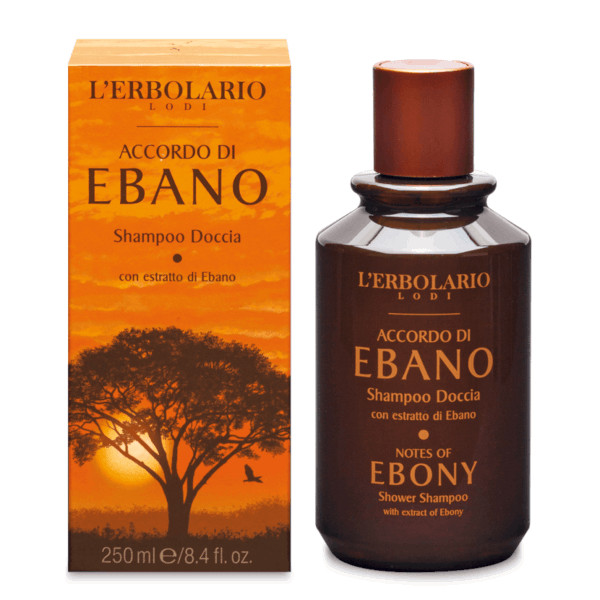 L'Erbolario Accordo Di Ebano Shampoo Doccia 250 ml - Dolomiti e Natura