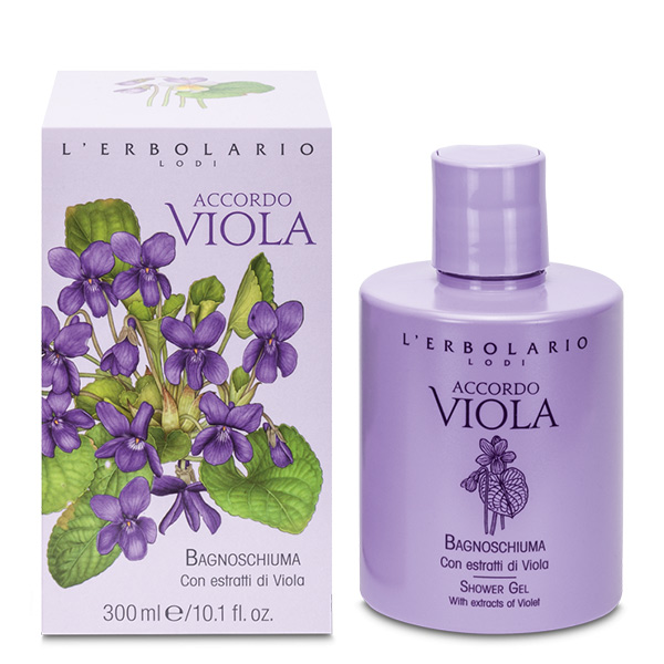 L'Erbolario Accordo Viola Bagnoschiuma 300 ml - Dolomiti e Natura