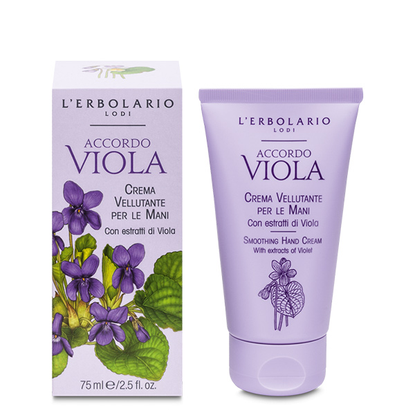L'Erbolario Accordo Viola Crema Vellutante Per Le Mani 75 ml - Dolomiti e Natura