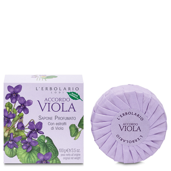 L'Erbolario Accordo Viola Sapone Profumato 100 g  - Dolomiti e Natura