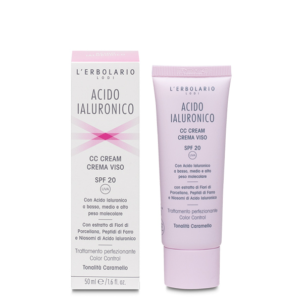 L'Erbolario Acido Ialuronico CC Cream Tonalità Caramello 50 ml - Dolomiti e Natura