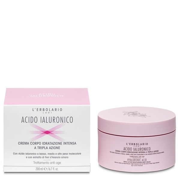 L'Erbolario Acido Ialuronico Crema Corpo Idratazione Intensa 200 ml - Dolomiti e Natura