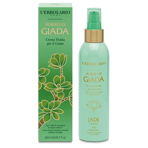 L'Erbolario Albero Di Giada Crema Fluida Per Il Corpo 200 ml - Dolomiti e Natura