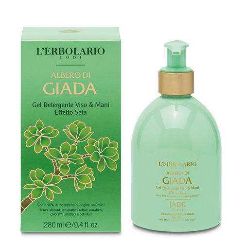 L'Erbolario Albero Di Giada Gel Detergente Viso & Mani 280 ml - Dolomiti e Natura