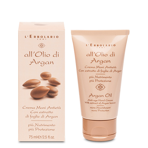 L'Erbolario All'Olio Di Argan Crema Mani Antietà 75 ml - Dolomiti e Natura