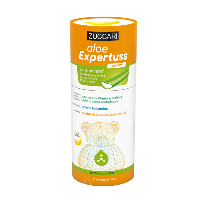 Aloe Expertuss Bambini Banana 150 ml - Dolomiti e Natura