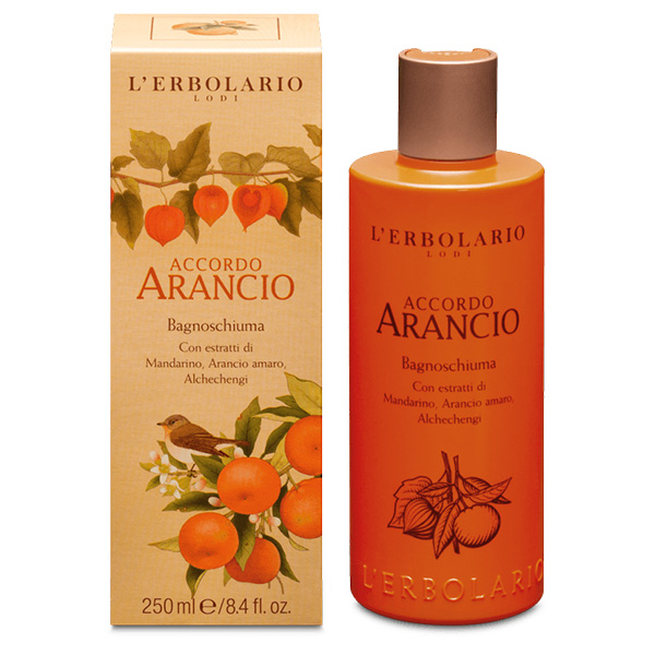 L'Erbolario Accordo Arancio Bagnoschiuma 250 ml - Dolomiti e Natura