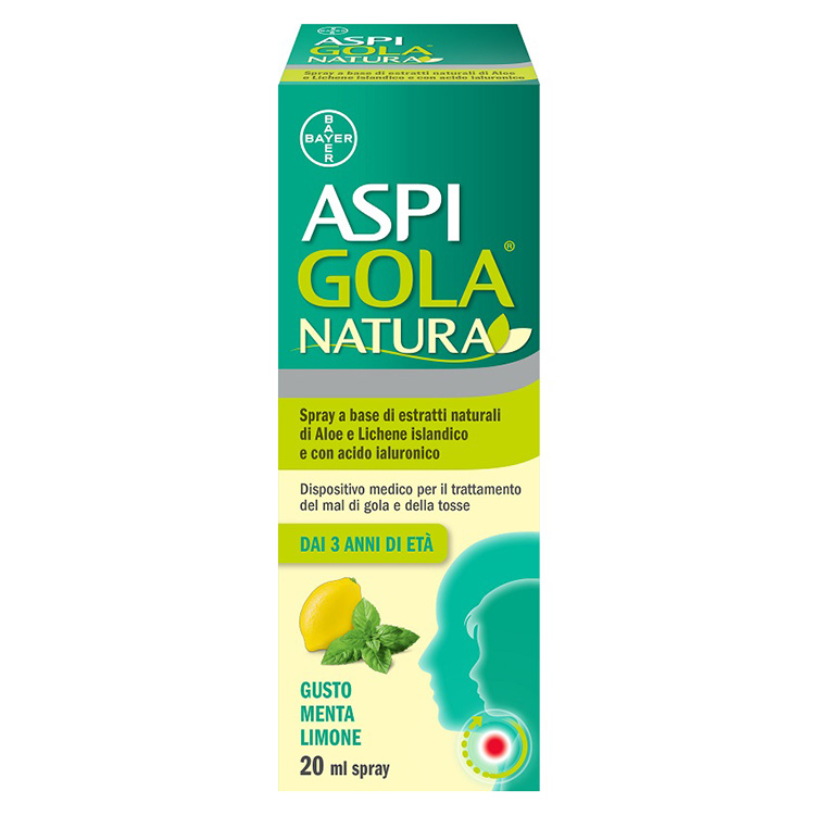 Aspi Gola Natura Spray Menta / Limone 20 ml - Dolomiti e Natura