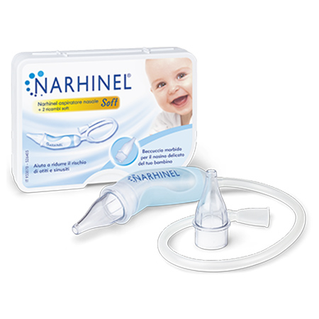 Narhinel Aspiratore Nasale Soft 1 Pezzo + 2 Ricambi - Dolomiti e Natura