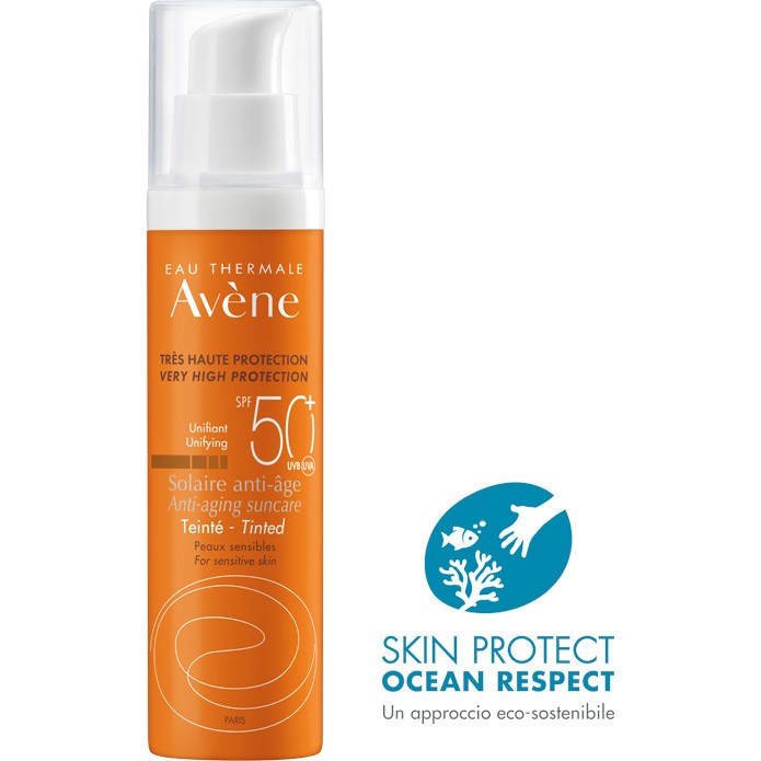 Avène Solare Trattamento Anti-Età Colorato SPF 50+ 50 ml - Dolomiti e Natura