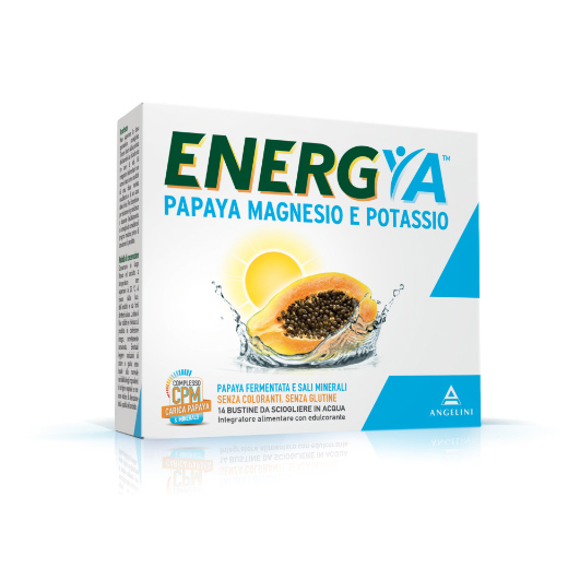 Energya Papaya Magnesio E Potassio 14 Bustine - Dolomiti e Natura