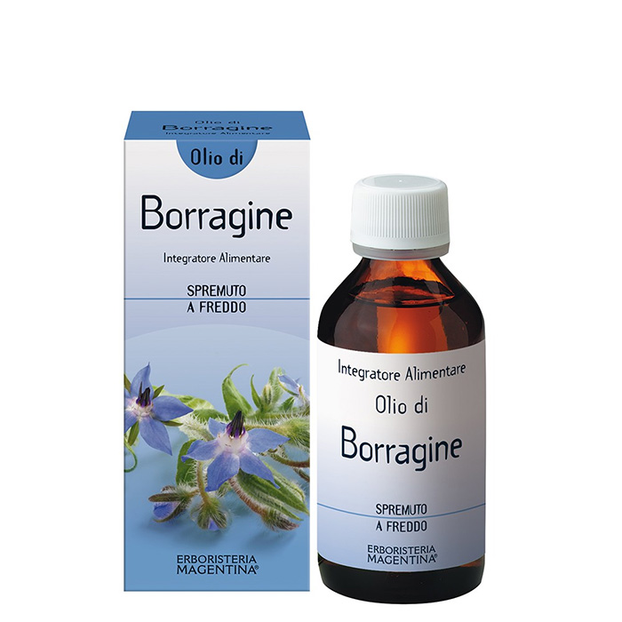 Erboristeria Magentina Olio Di Borragine Spremuto A Freddo 100 ml - Dolomiti e Natura