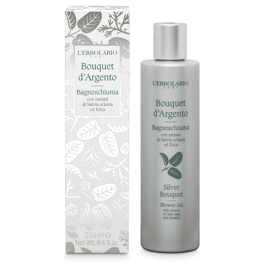 L'Erbolario Bouquet D'Argento Bagnoschiuma 250 ml - Dolomiti e Natura
