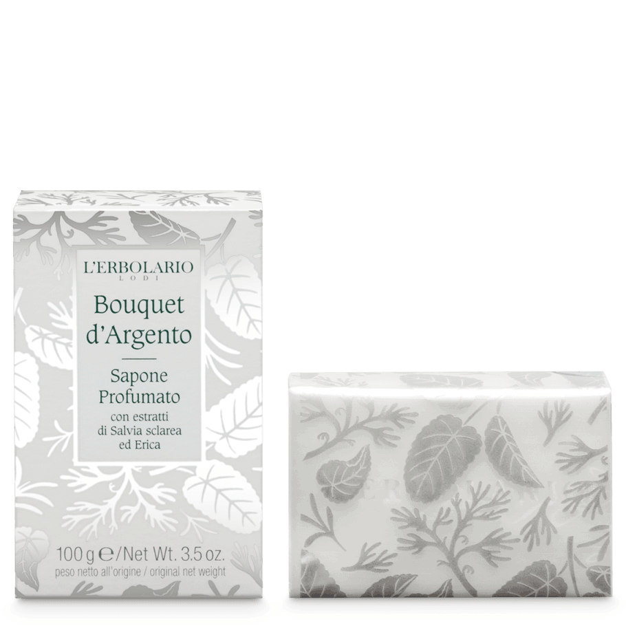 L'Erbolario Bouquet D'Argento Sapone Profumato 100 g  - Dolomiti e Natura