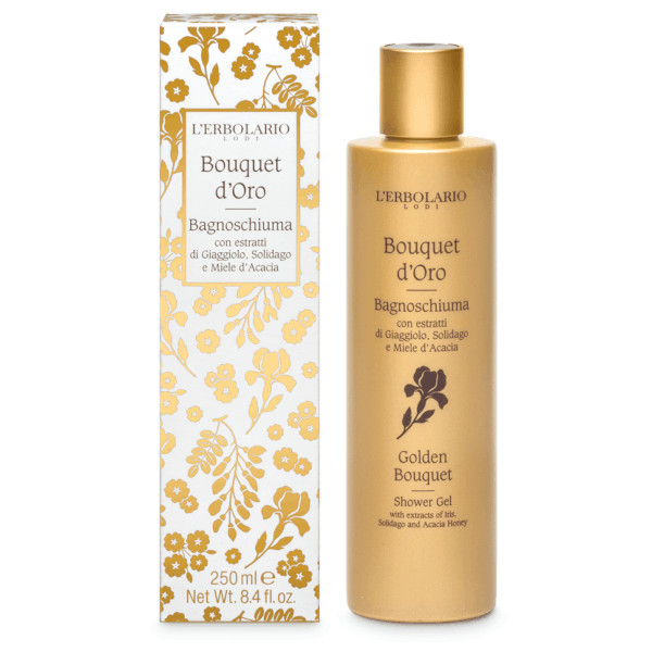 L'Erbolario Bouquet D'Oro Bagnoschiuma 250 ml - Dolomiti e Natura