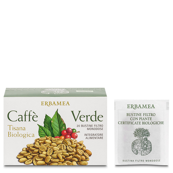 Erbamea Caffè Verde Tisana Biologica 20 Filtri - Dolomiti e Natura
