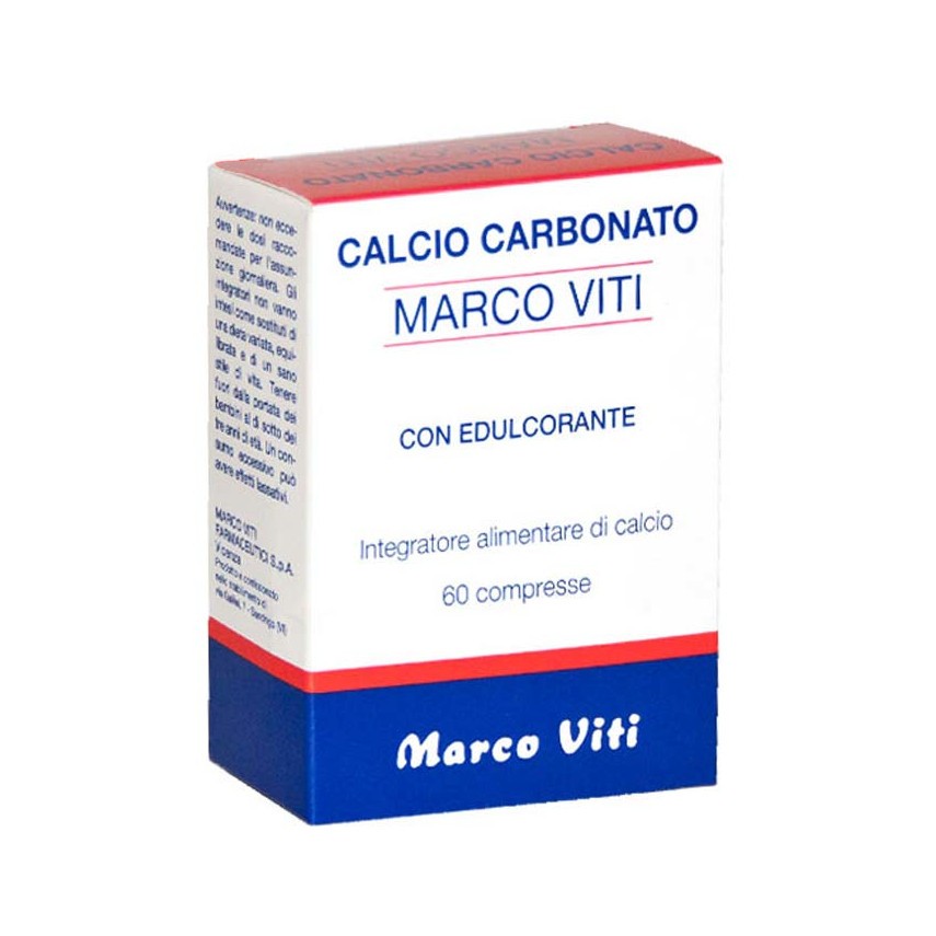 Calcio Carbonato Viti 60 Compresse - Dolomiti e Natura
