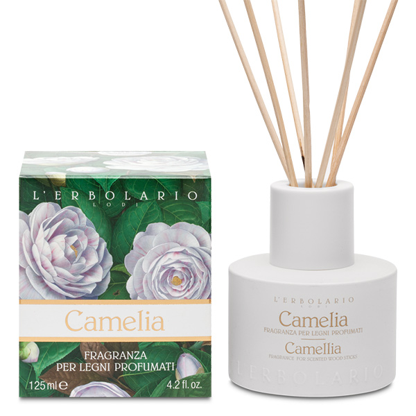 L'Erbolario Camelia Fragranza Per Legni Profumati 125 ml - Dolomiti e Natura