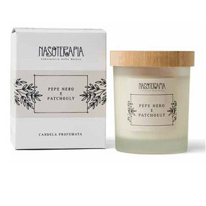 Nasoterapia Candela Profumata Pepe Nero E Patchouly 180 g - Dolomiti e Natura