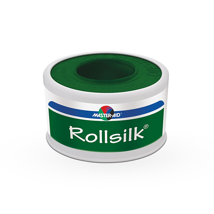 Master-Aid Rollsilk Cerotto In Rocchetto m 5 x 2,5 cm - Dolomiti e Natura