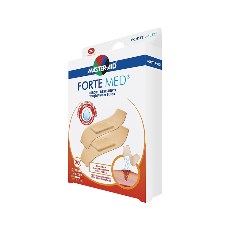 Master-Aid Forte Med Cerotto 2 Formati 20 Pezzi - Dolomiti e Natura