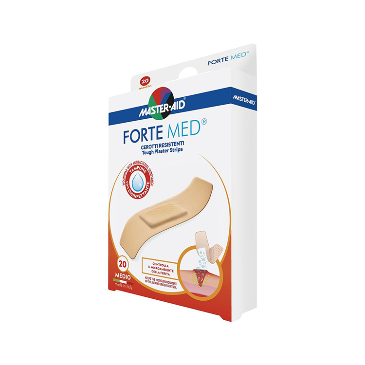 Master-Aid Forte Med Cerotto Medio 20 Pezzi - Dolomiti e Natura