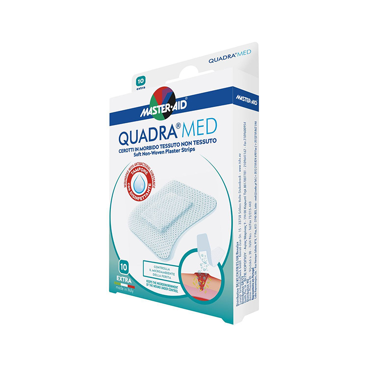 Master-Aid Quadra Med Cerotto Extra 10 Pezzi - Dolomiti e Natura