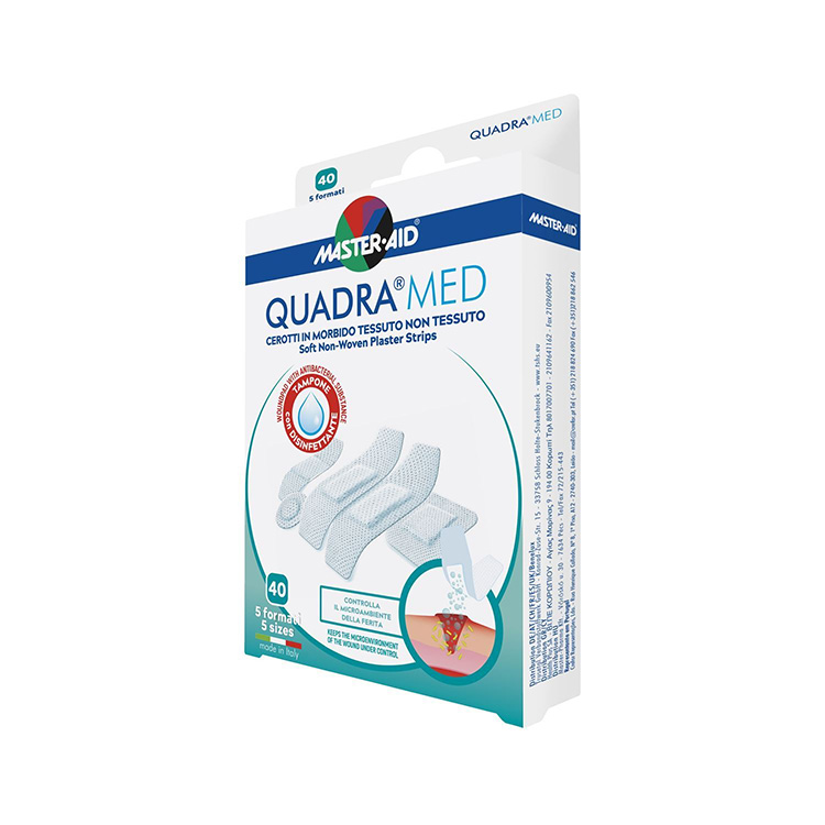 Master-Aid Quadra Med Cerotto 5 Formati 40 Pezzi Assortiti - Dolomiti e Natura