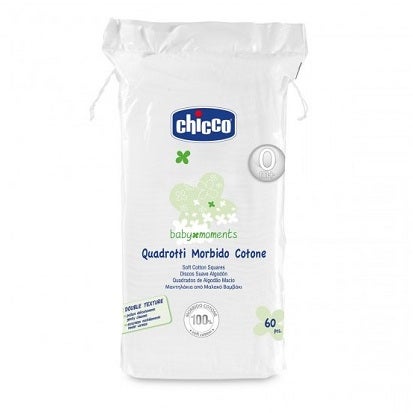 Chicco Baby Moments Quadrotti Morbido Cotone 60 Pezzi - Dolomiti e Natura