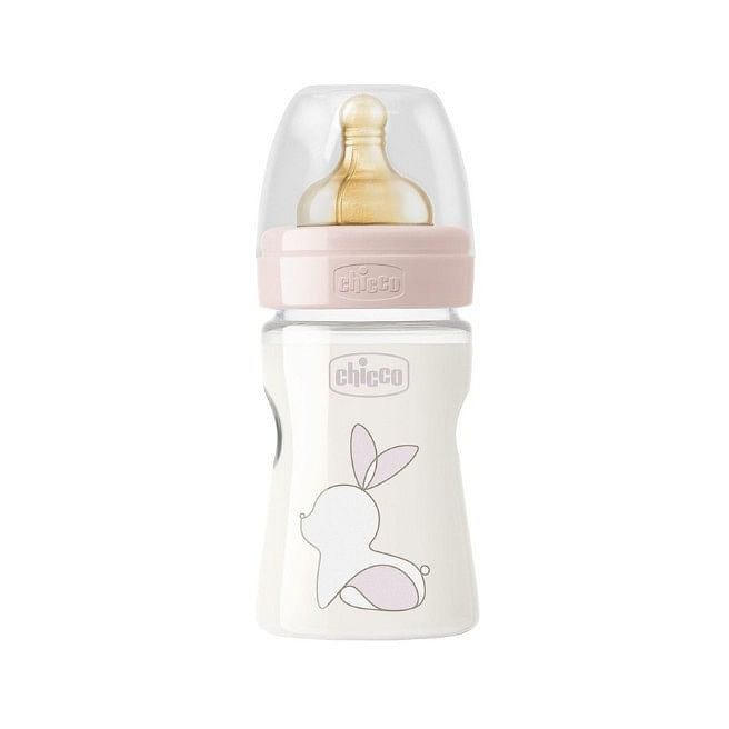 Chicco Biberon Original Touch 1 Foro Caucciù Girl 0m+ 150 ml - Dolomiti e Natura
