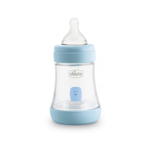 Chicco Perfect 5 Biberon 150 ml Azzurro - Flusso LENTO - Dolomiti e Natura
