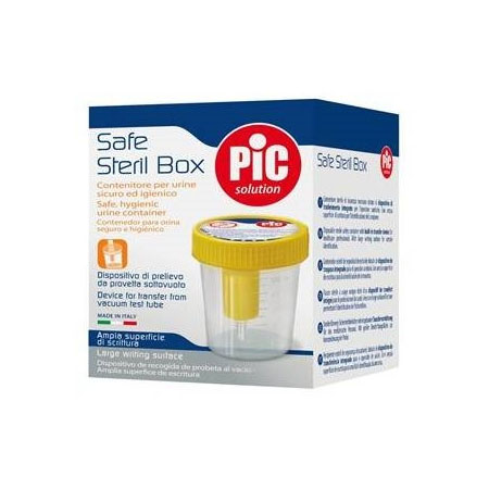 Pic Safe Steril Box Contenitore Per Urina Sottovuoto 100 ml - Dolomiti e Natura