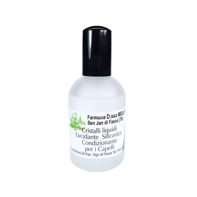 Cristalli Liquidi Lucidante Siliconico Condizionante Per I Capelli 100 ml - Dolomiti e Natura