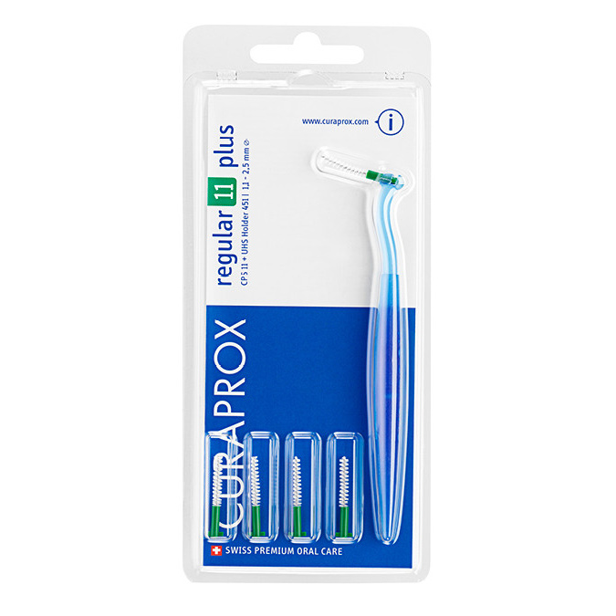 Curaprox CPS 11 Regular Plus Verde 5 Scovolini + Manico - Dolomiti e Natura