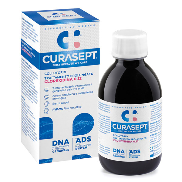 Curasept Collutorio Trattamento Prolungato 0,12% ADS + DNA 200 ml - Dolomiti e Natura