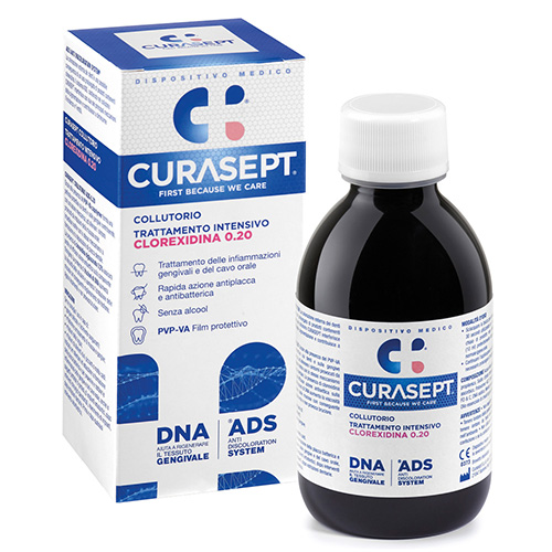 Curasept ADS DNA Collutorio Trattamento Intensivo 0.20 200 ml - Dolomiti e Natura