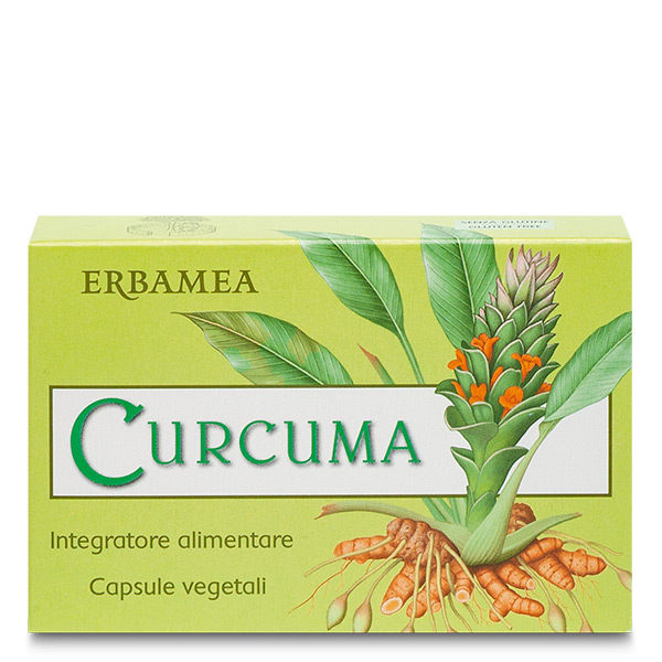 Erbamea Curcuma 24 Capsule Vegetali - Dolomiti e Natura
