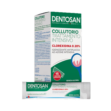 Dentosan Collutorio Clorexidina 0,20% 15 Bustine - Dolomiti e Natura
