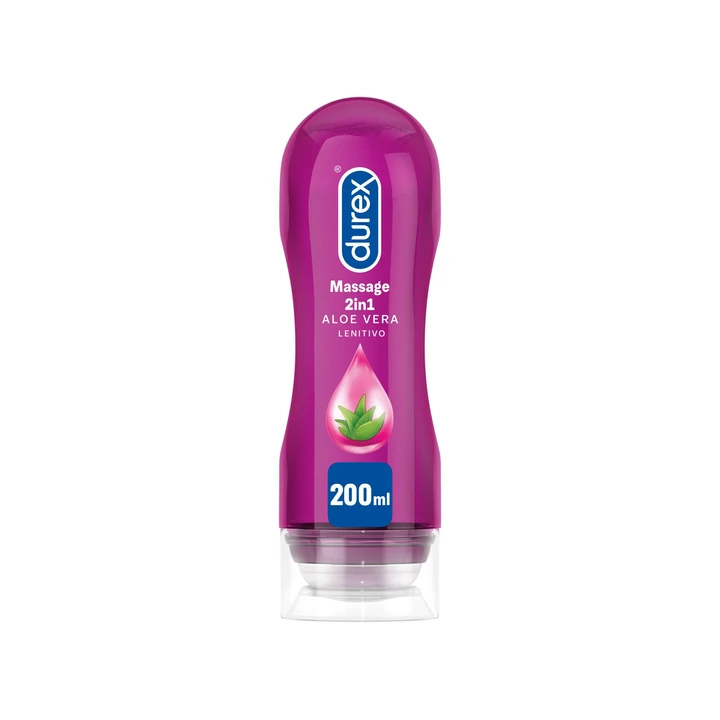 Durex Massage 2 In 1 Aloe Vera Gel Massaggio E Lubrificante 200 ml - Dolomiti e Natura
