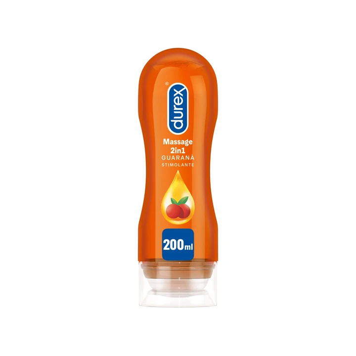 Durex Massage 2 In 1 Guaranà Gel Massaggio E Lubrificante 200 ml - Dolomiti e Natura