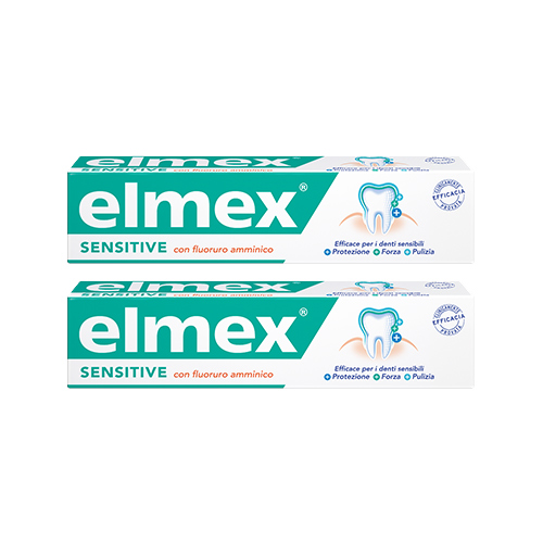 Elmex Sensitive Dentifricio Bitubo 2x75 ml - Dolomiti e Natura