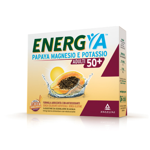 Energya Papaya Magnesio E Potassio Adulti 50+ 14 Bustine - Dolomiti e Natura
