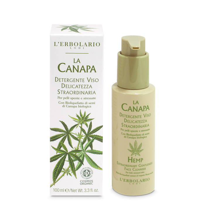 L'Erbolario La Canapa Detergente Viso 100 ml - Dolomiti e Natura